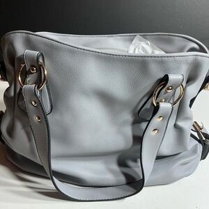 Elegant Gray Women's Handbag